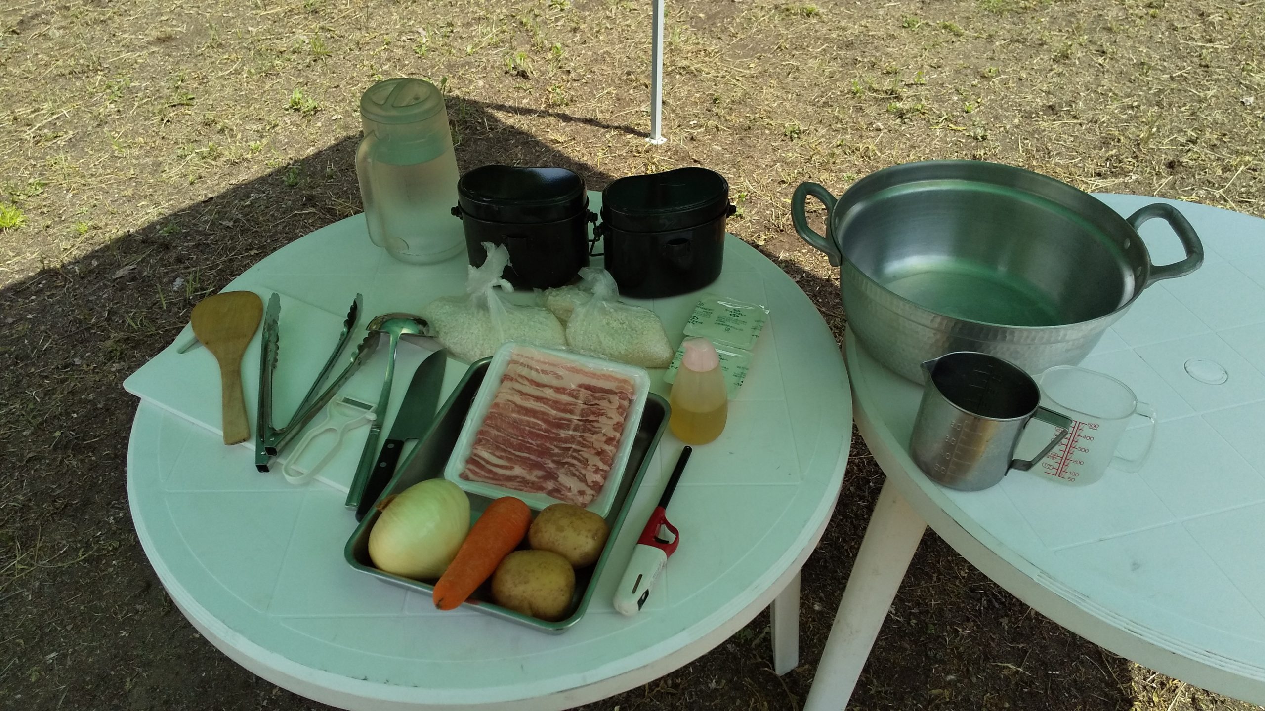 カレー作り体験 林間学校や家族ミニキャンプでどうぞ いこいの村ヘリテイジ美の山